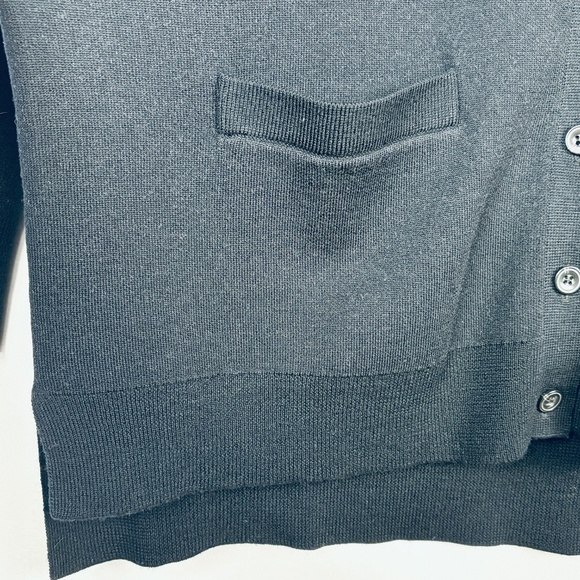 J Crew Womens Merino Wool Cardigan Sweater Sz M Breathable Minimalist Capsule - Picture 2 of 10